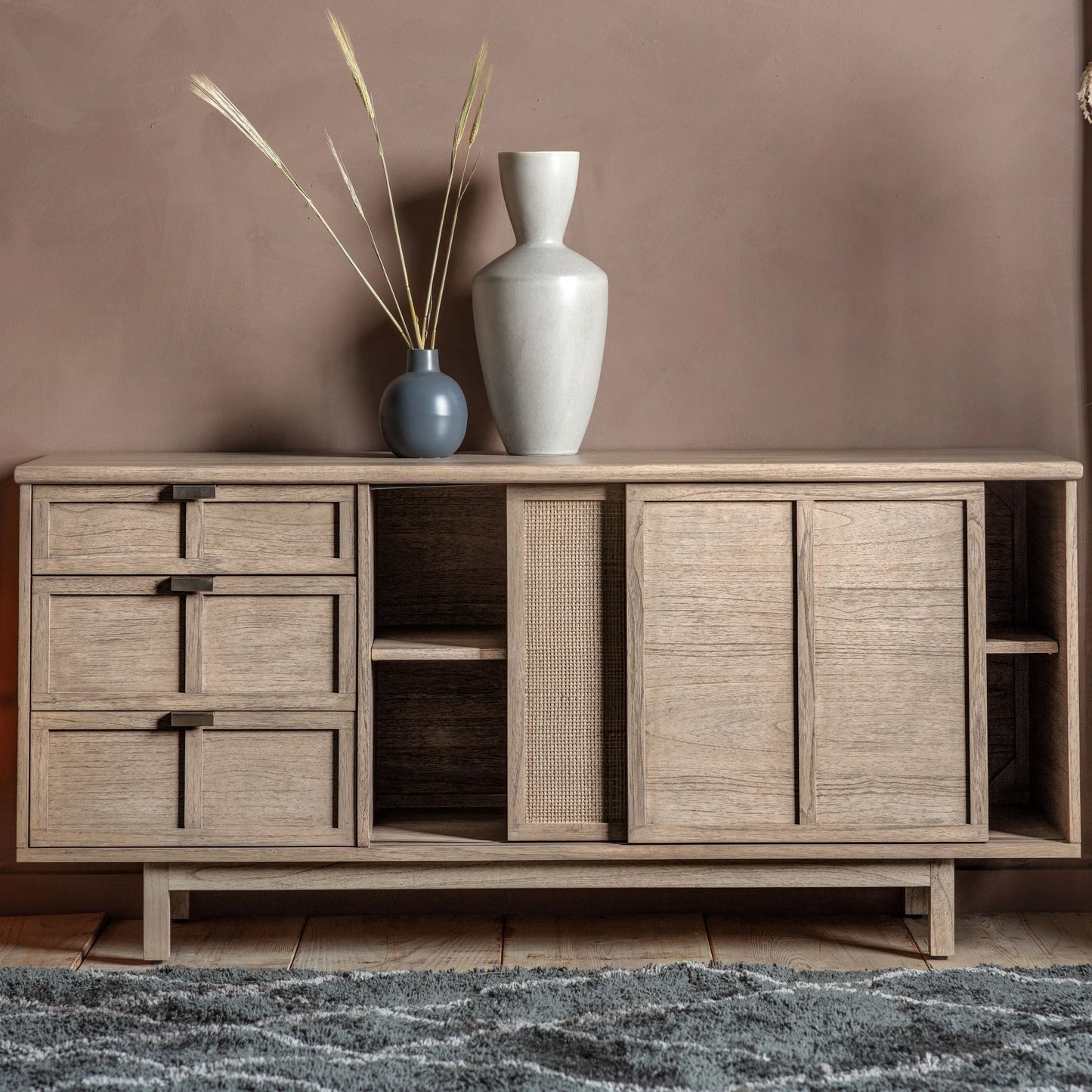 Gallery Direct Kyoto 3 Drawer 2 Door Sideboard