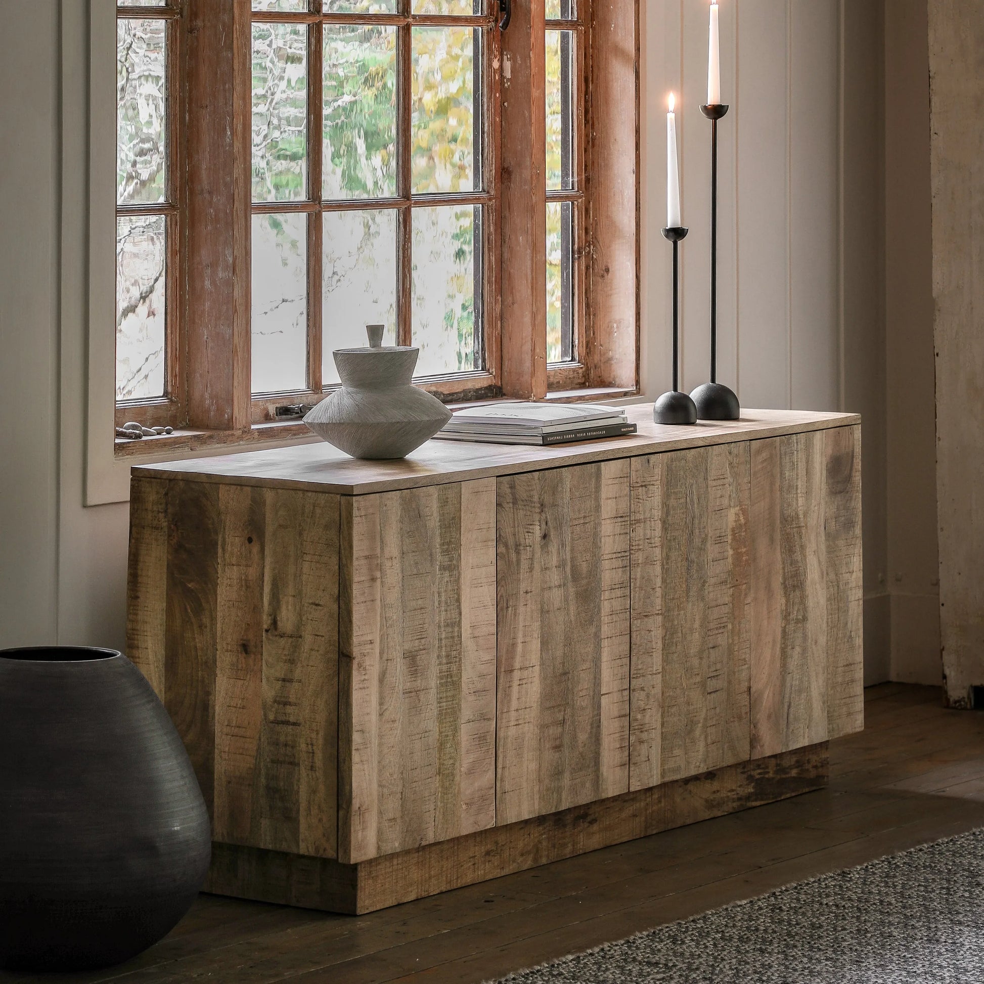 Gallery Direct Iowa 4 Door Sideboard