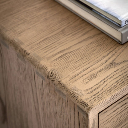 Gallery Direct Craft 4 Door Sideboard Smoked