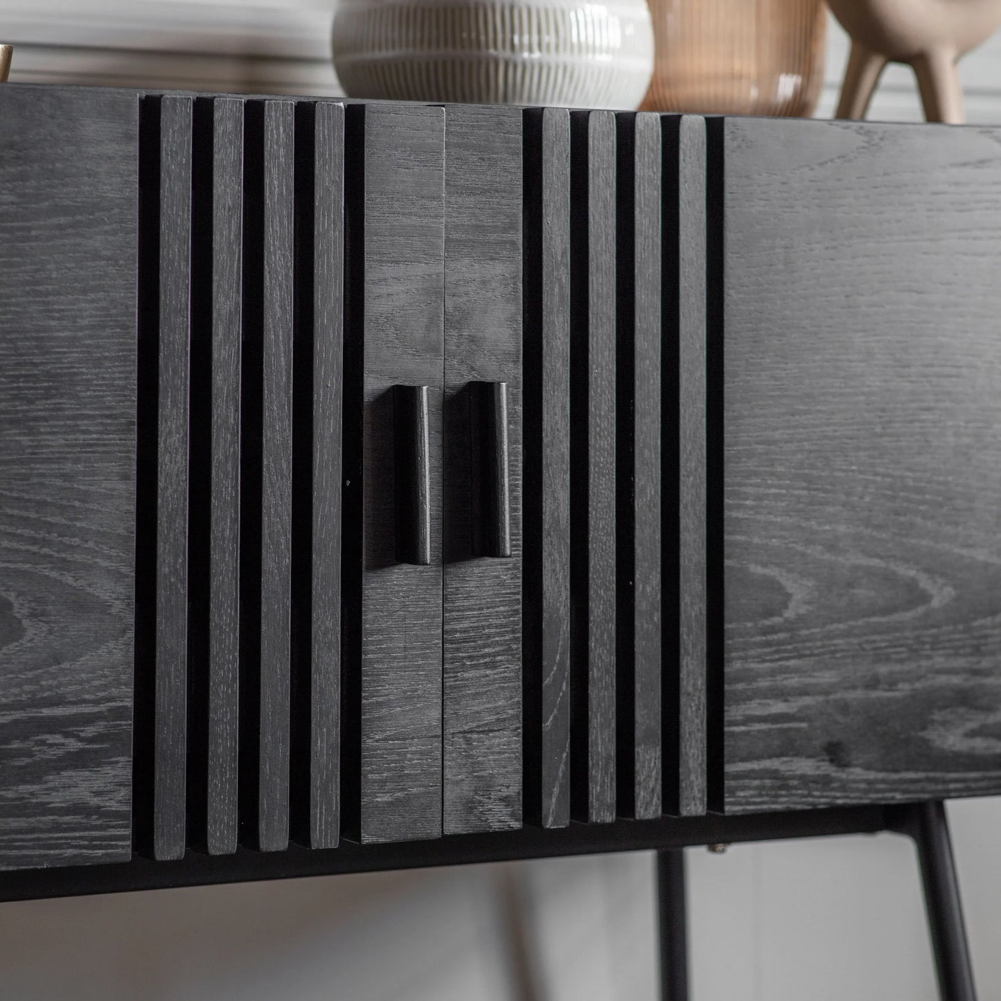 Gallery Direct Holsen 2 Door Sideboard Black