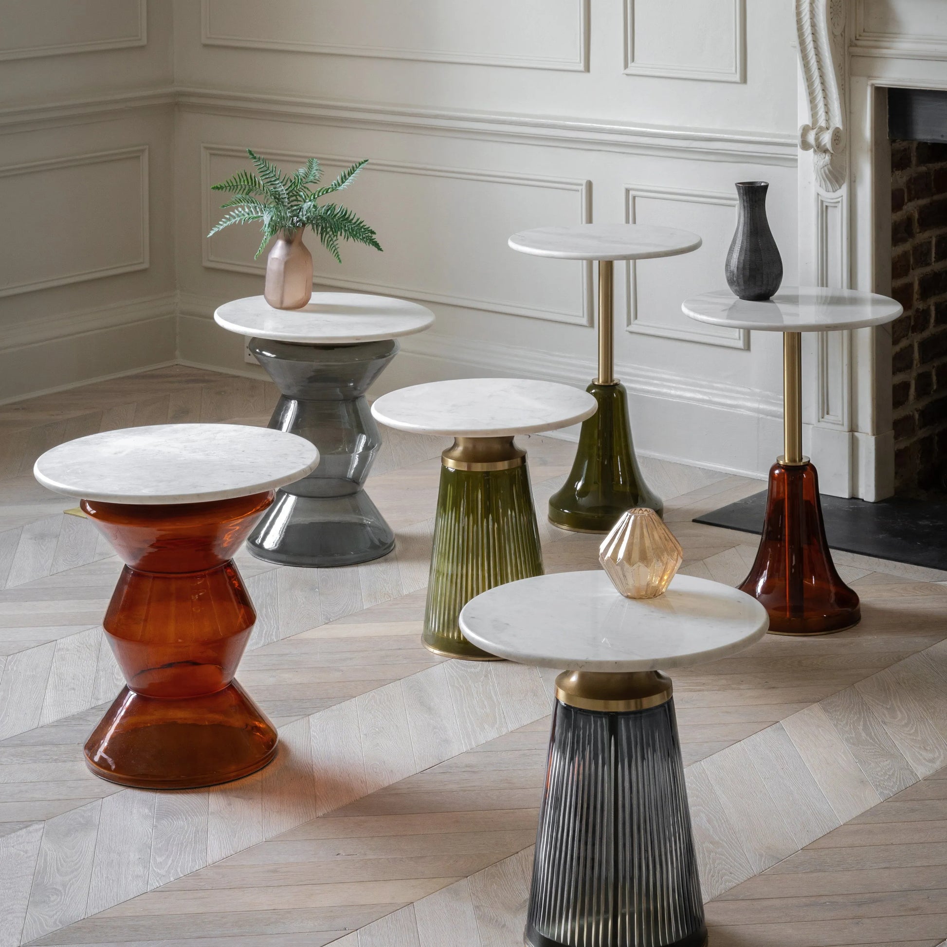 Gallery Direct Bilbao Side Table in Dusk
