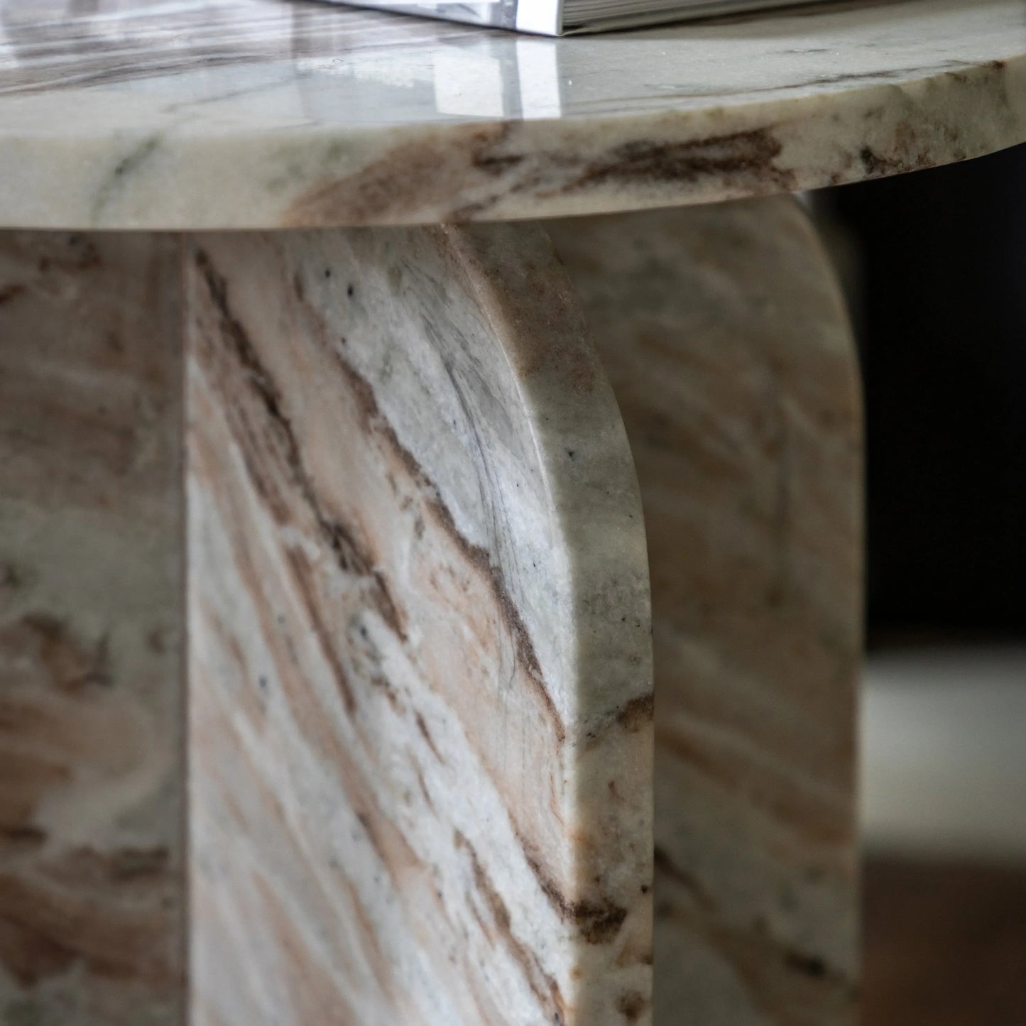 Gallery Direct Amalfi Side Table in Natural