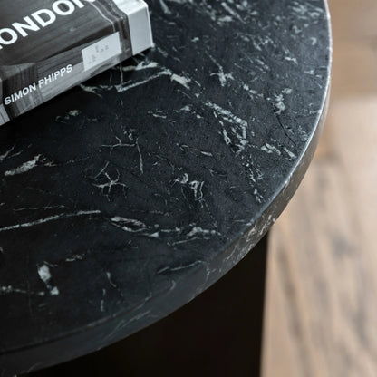 Gallery Direct Amalfi Side Table in Black