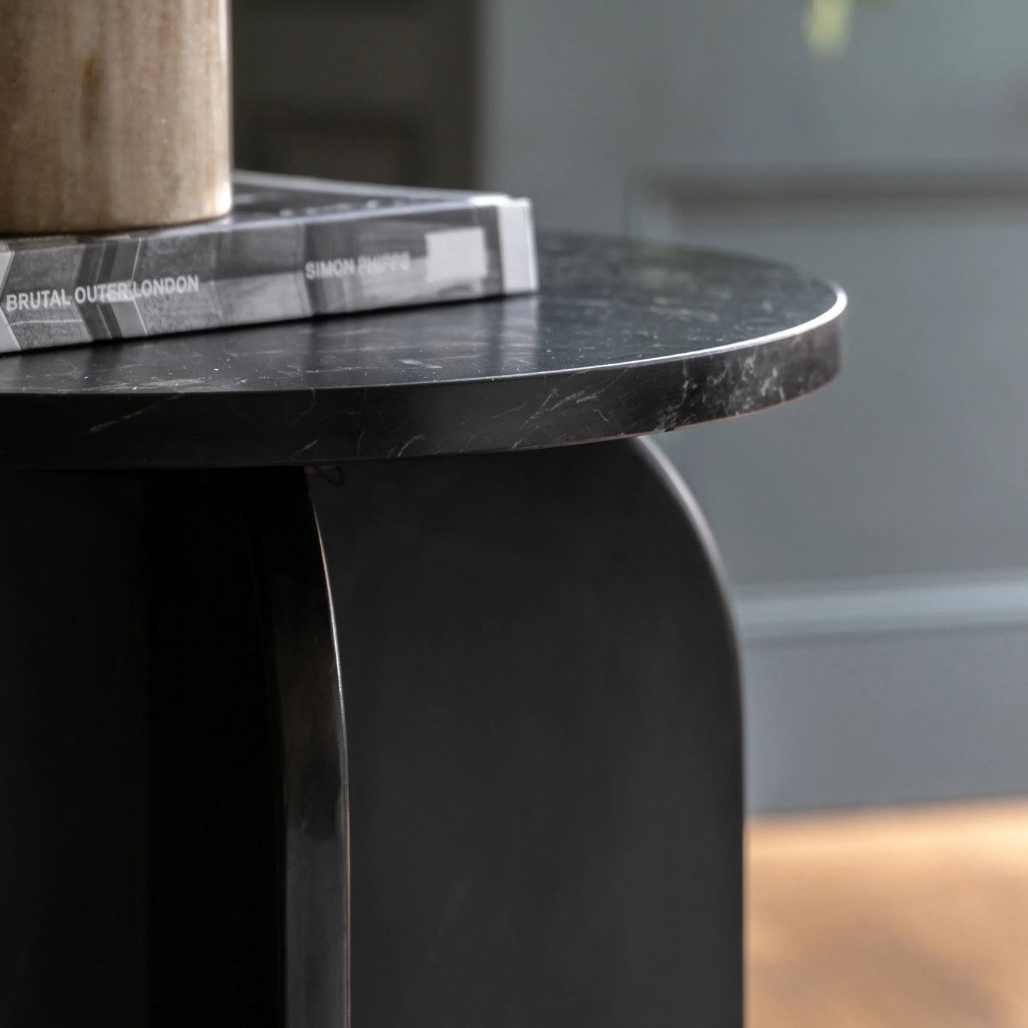 Gallery Direct Amalfi Side Table in Black