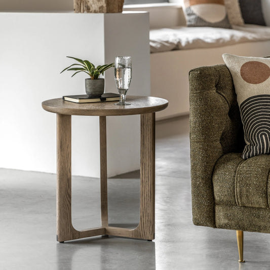 Gallery Direct Craft Side Table Smoked