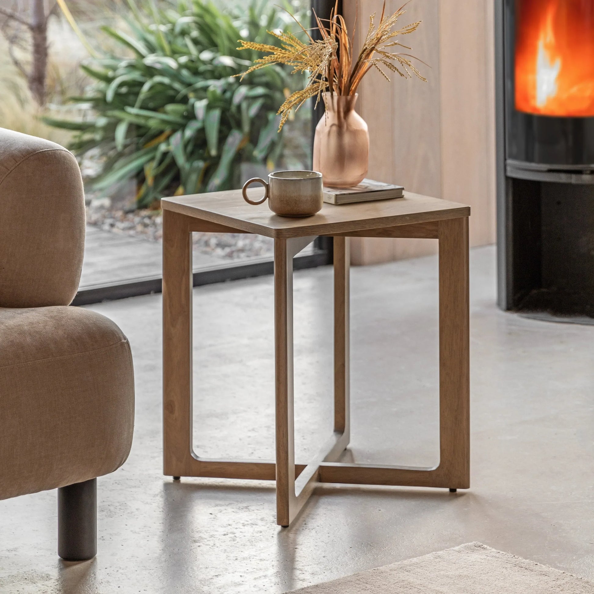 Gallery Direct Panelled Side Table