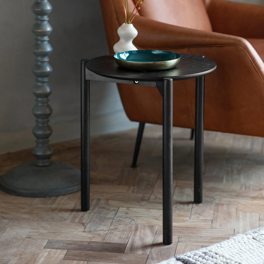 Gallery Direct Burley Side Table in Black