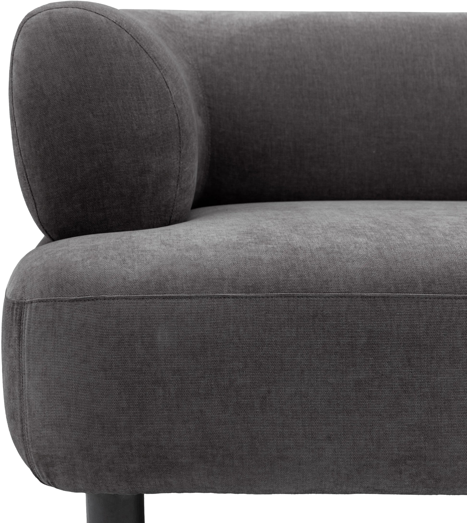 Gallery Direct Ardo 3 Seat Sofa in Anthracite