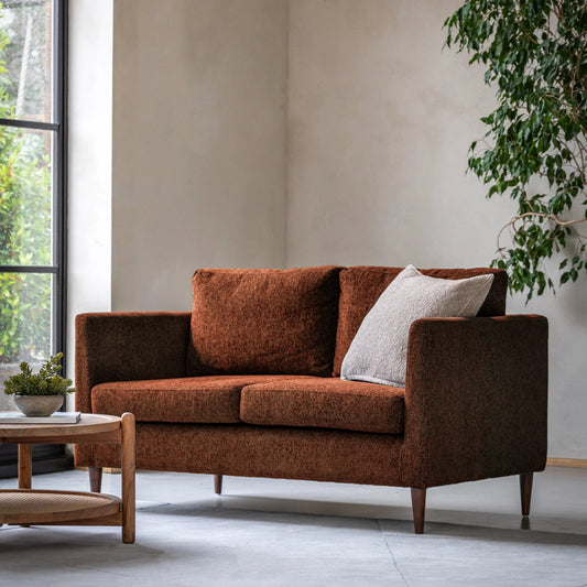Gallery Direct Gateford Sofa 2 Seater in Rust