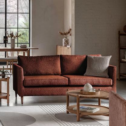 Gallery Direct Gateford 3 Seater Sofa in Rust