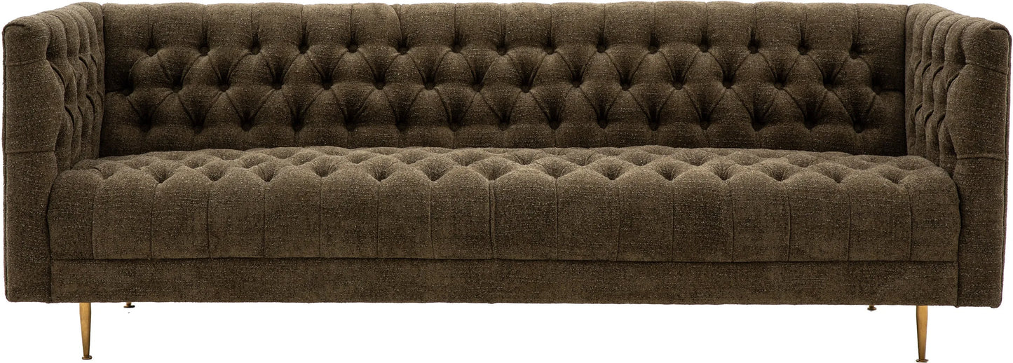 Gallery Direct Dalton 3 Seat Sofa in Moss Green