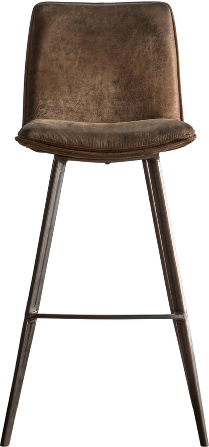 Gallery Direct Pair of Palmer Bar Chairs in Brown