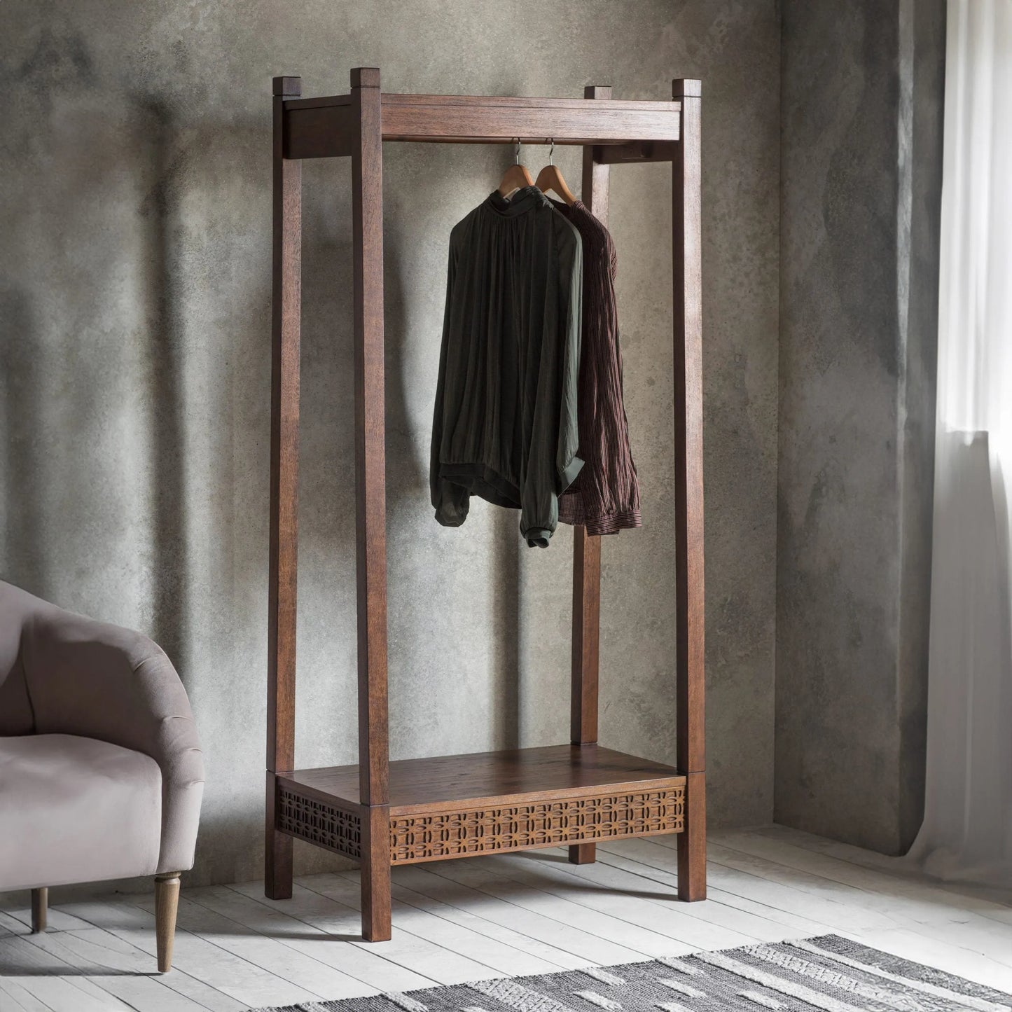 Gallery Direct Boho Retreat Open Wardrobe