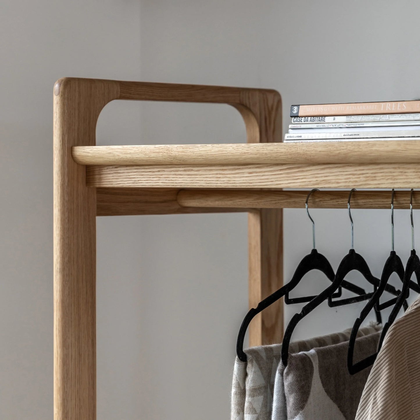 Gallery Direct Craft Open Wardrobe in Natural