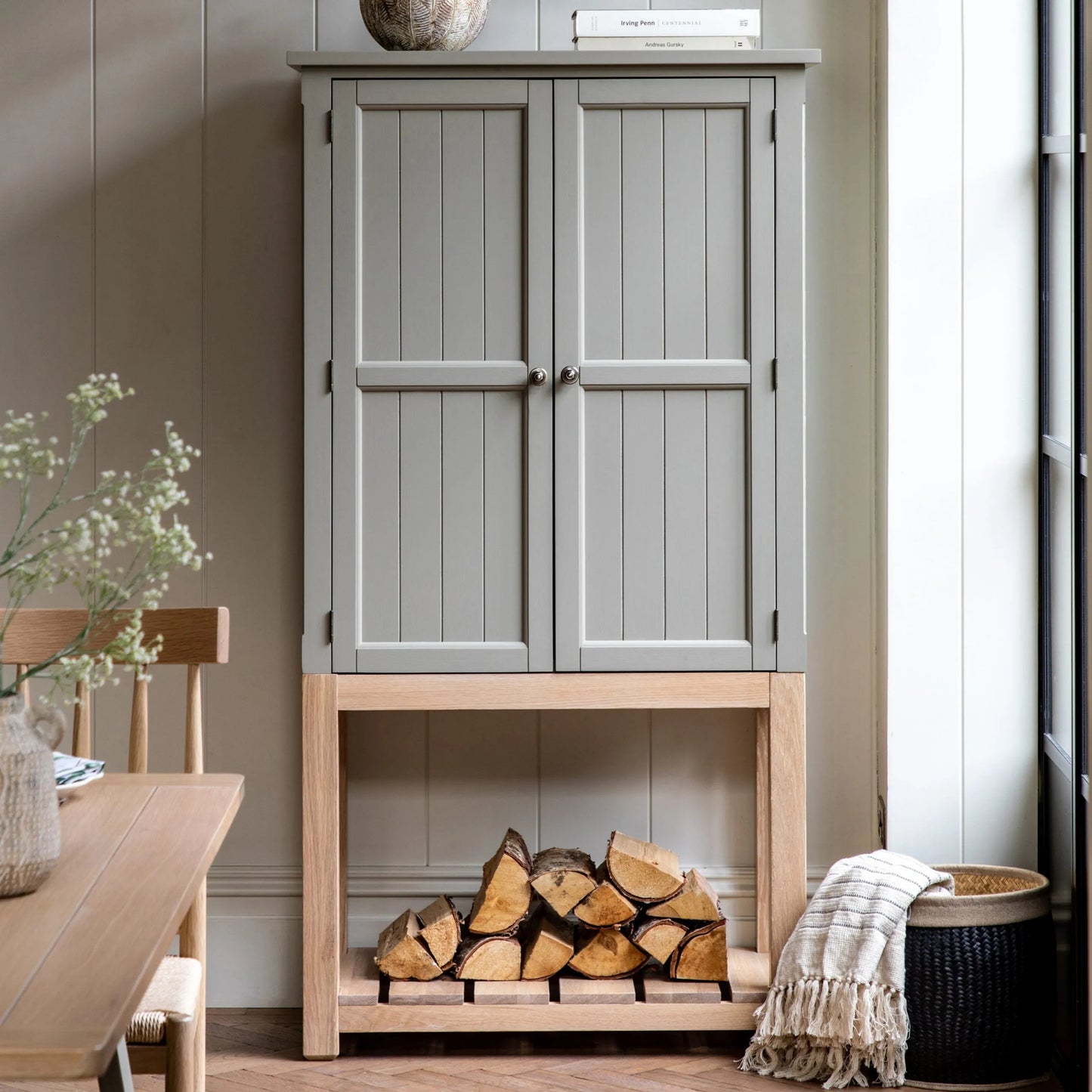Gallery Direct Eton 2 Door Cupboard in Prairie