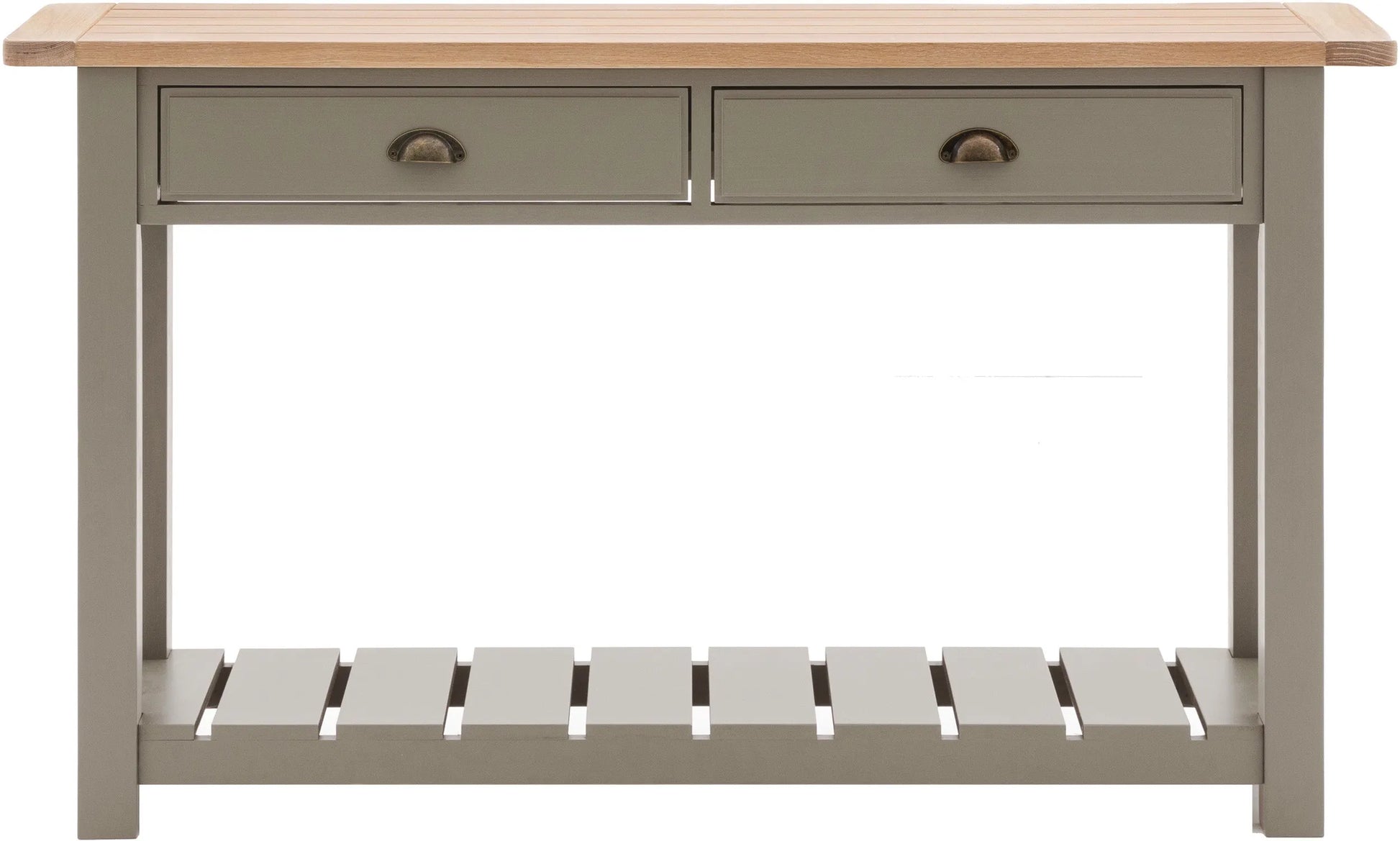 Gallery Direct Eton 2 Drawer Console in Prairie