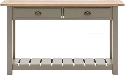 Gallery Direct Eton 2 Drawer Console in Prairie