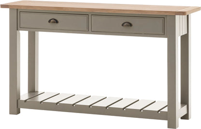 Gallery Direct Eton 2 Drawer Console in Prairie