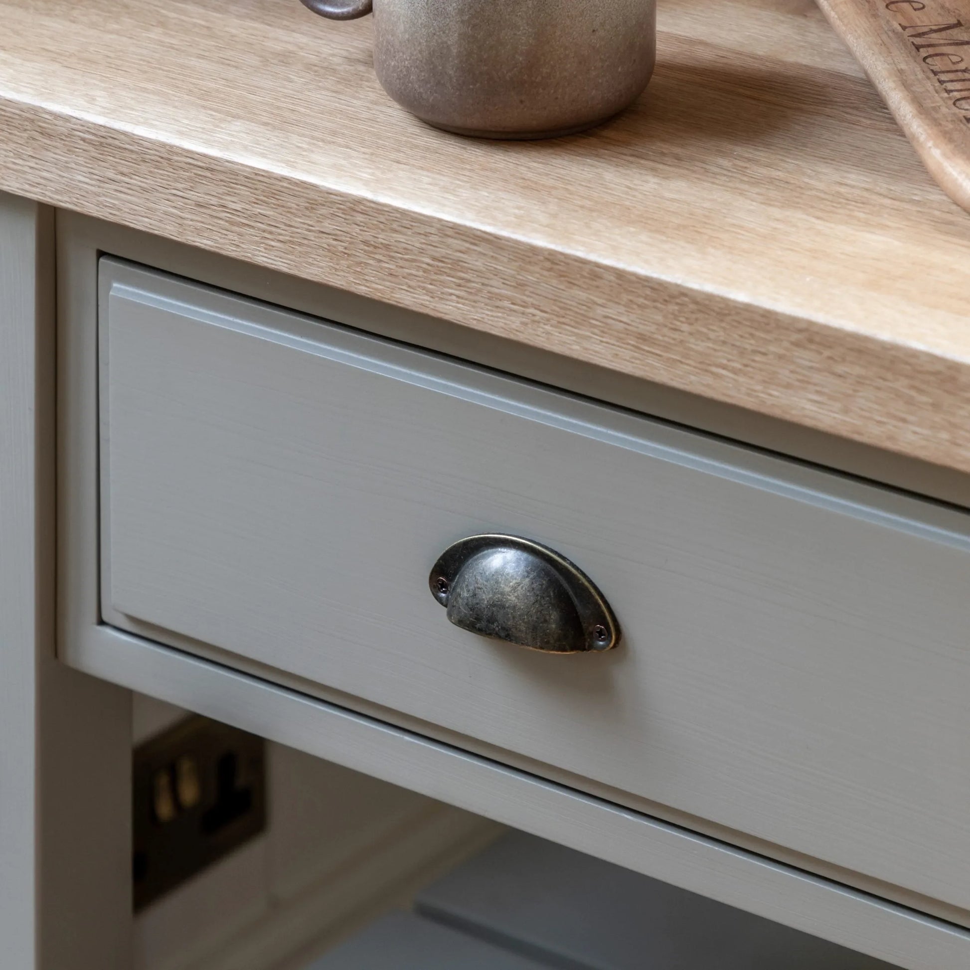 Gallery Direct Eton Butchers Block in Prairie