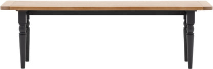 Gallery Direct Eton Dining Bench in Meteor