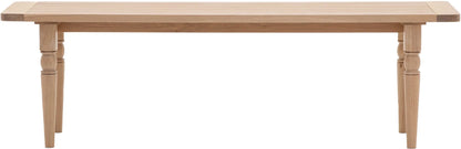 Gallery Direct Eton Dining Bench in Natural