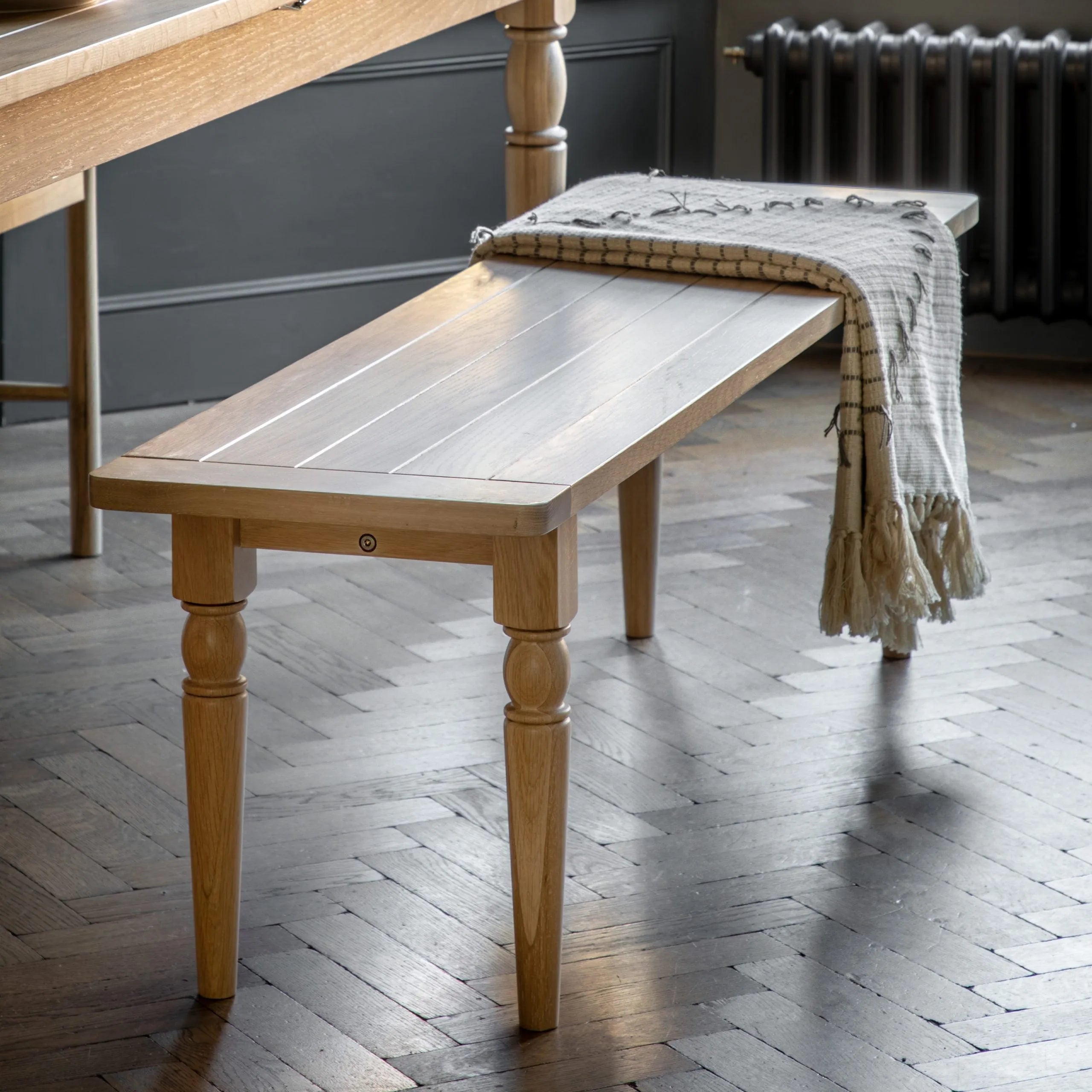 Gallery Direct Eton Dining Bench in Natural