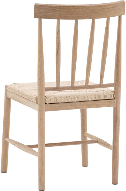 Gallery Direct Eton Pair of Dining Chairs in Natural
