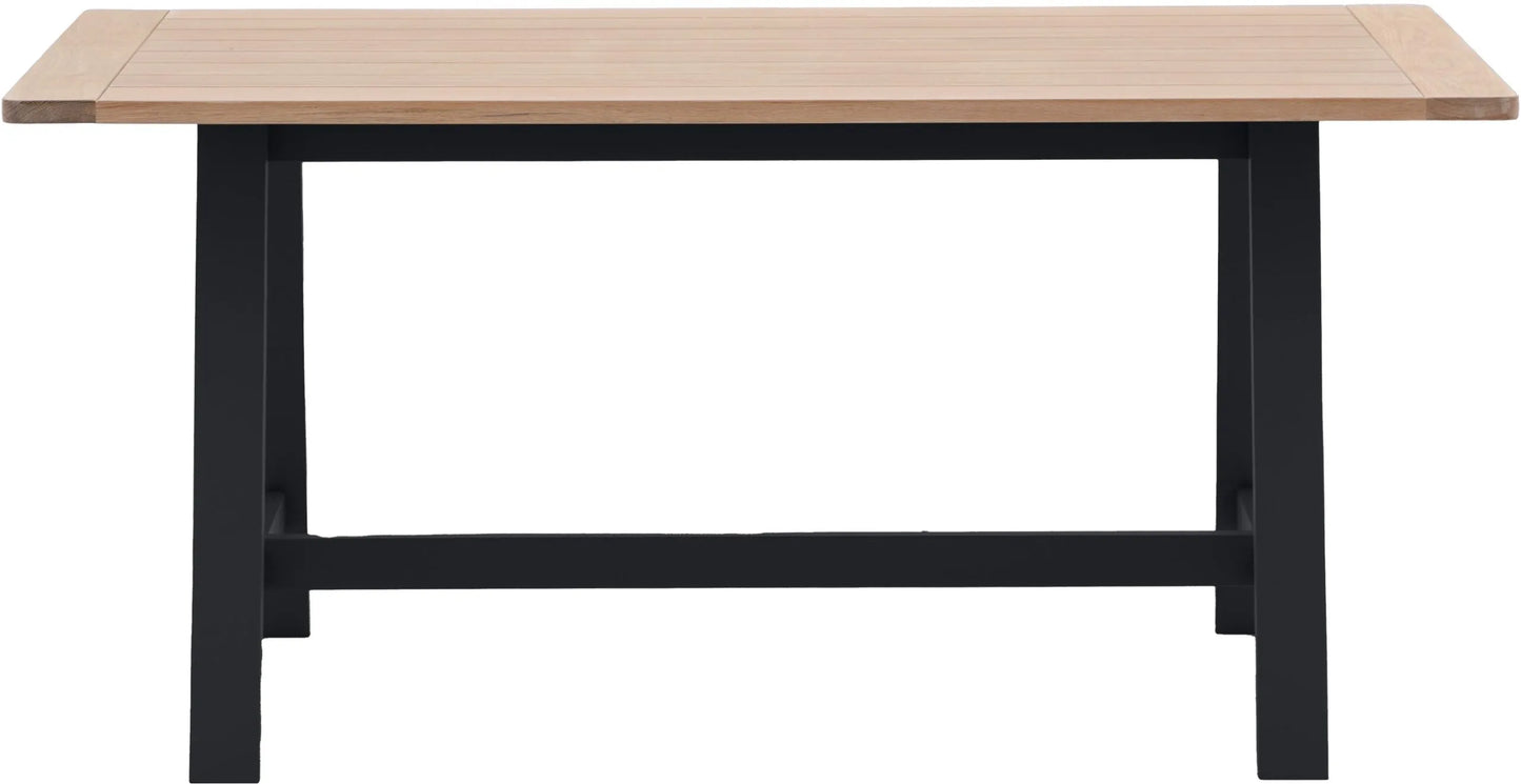Gallery Direct Eton Trestle Table in Meteor