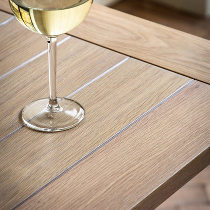 Gallery Direct Eton Trestle Table in Prairie