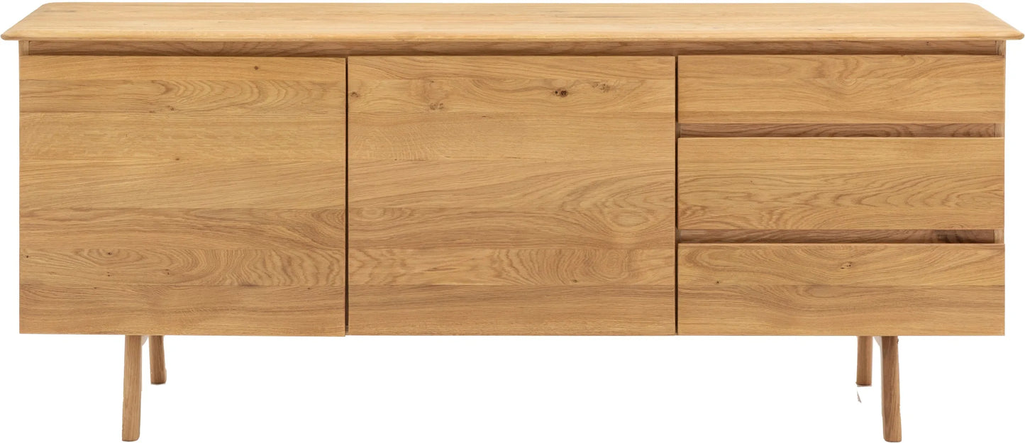 Gallery Direct Madrid 2 Door 3 Drawer Sideboard in Oak